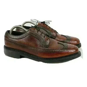 Vintage Coburne Square Style Men's Brown Shoes